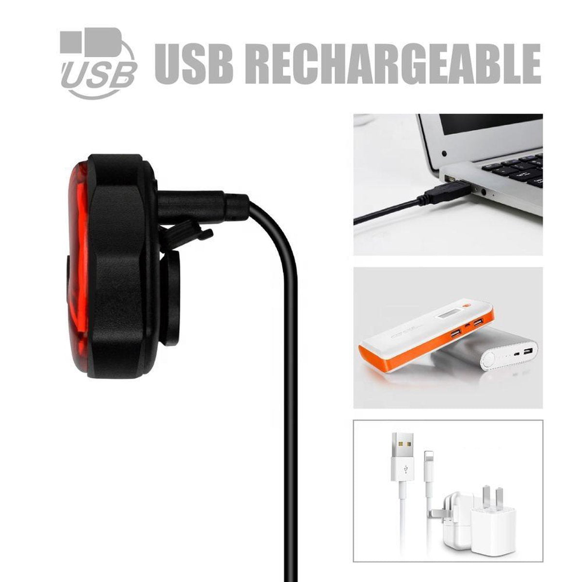 Fietslicht usb oplaadbaar