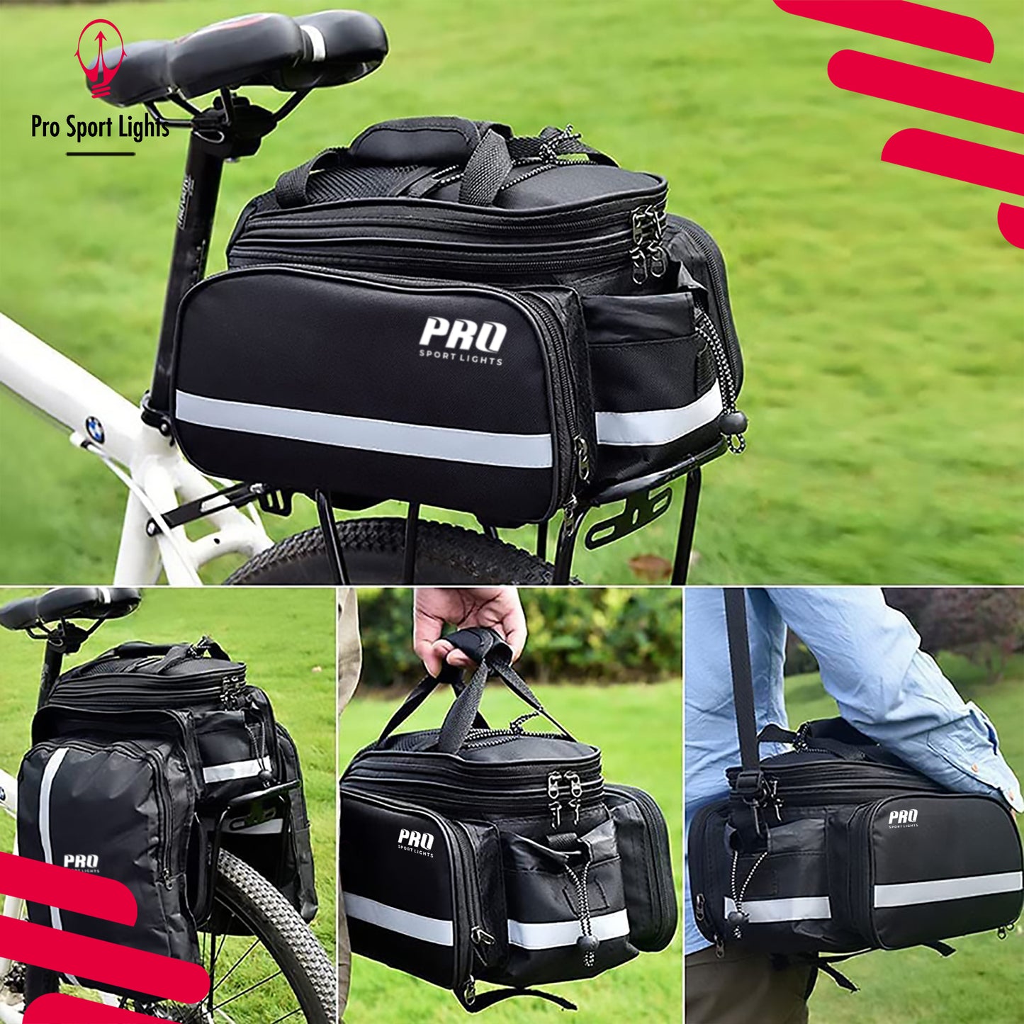 Fietstas Bagagedrager Achter - 8 tot 20 Liter - Trunkbag