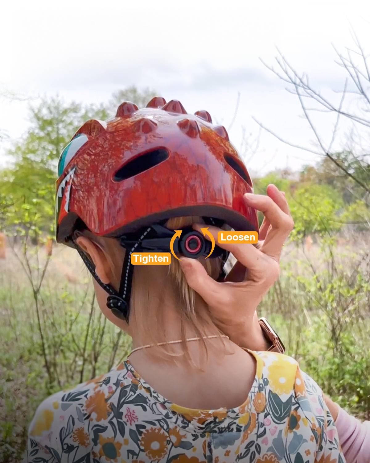 Fietshelm Kinderen - Kinderhelm Dino XS 46/51cm Kopen Online