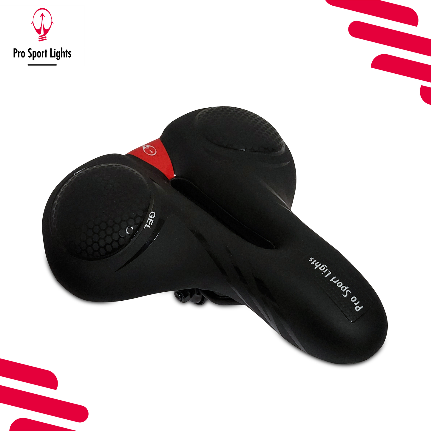 Cruiser Royal Gel Pro Sport Lights fietszadel