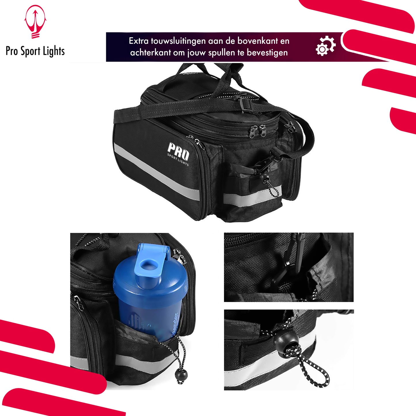 Fietstas Bagagedrager Achter - 8 tot 20 Liter - Trunkbag
