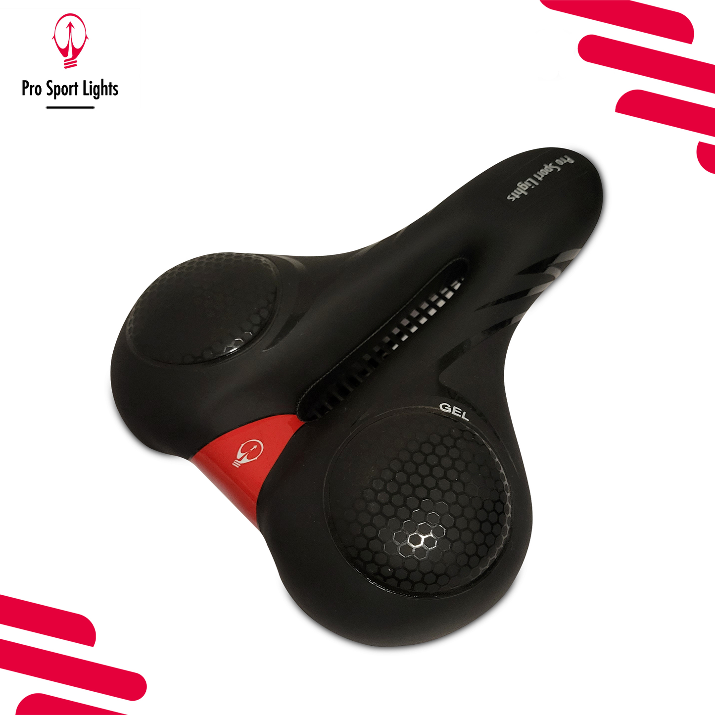 Cruiser Royal Gel Pro Sport Lights fietszadel