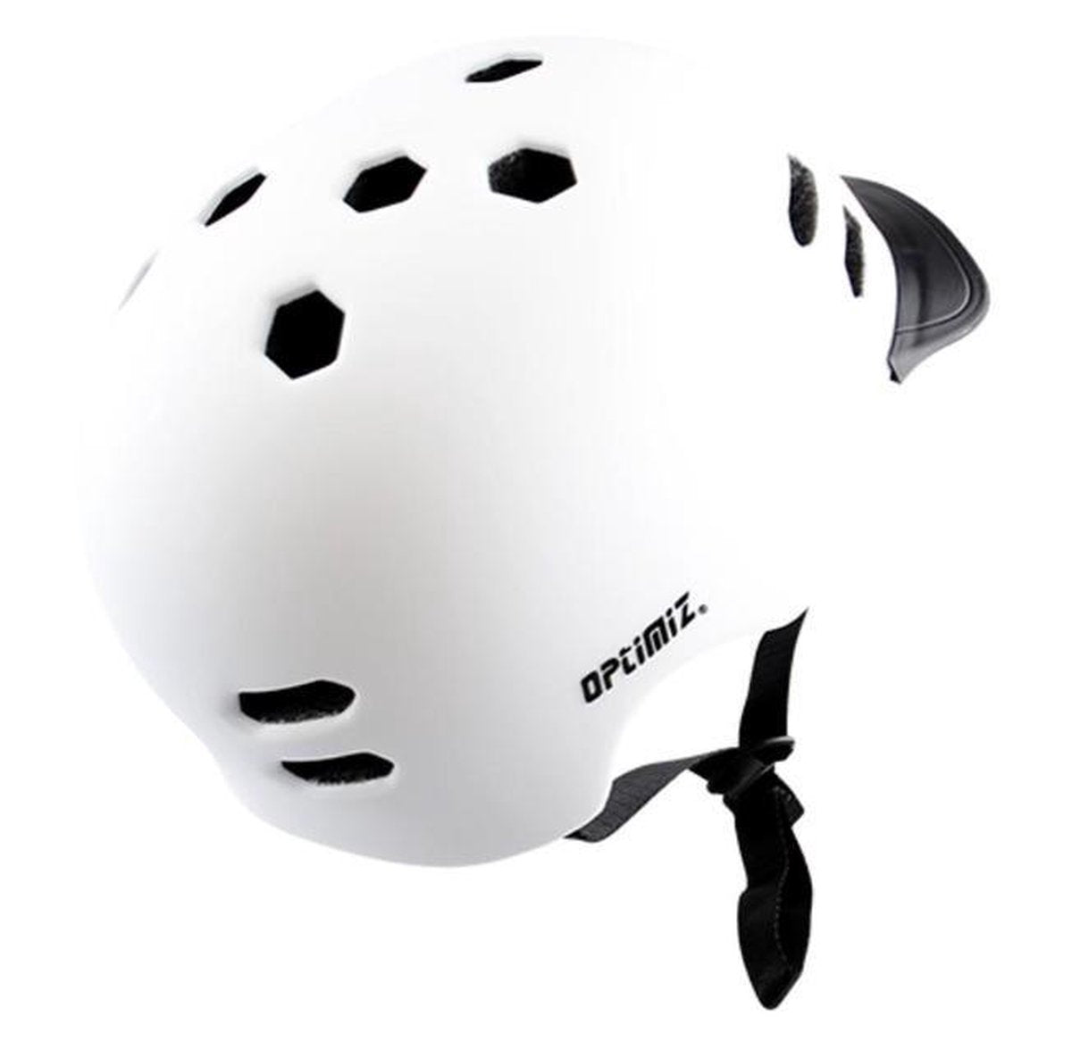 Fietshelm Volwassenen - 58/61cm - Mat Wit - Fietsverlichting Achterlicht