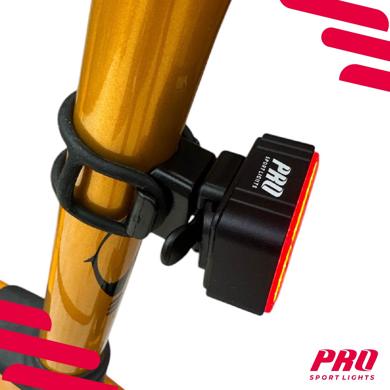 Achterlicht Fiets LED Met Remsensor Fietsverlichting USB Oplaadbaar - 125 Lumen - Rood kopen online