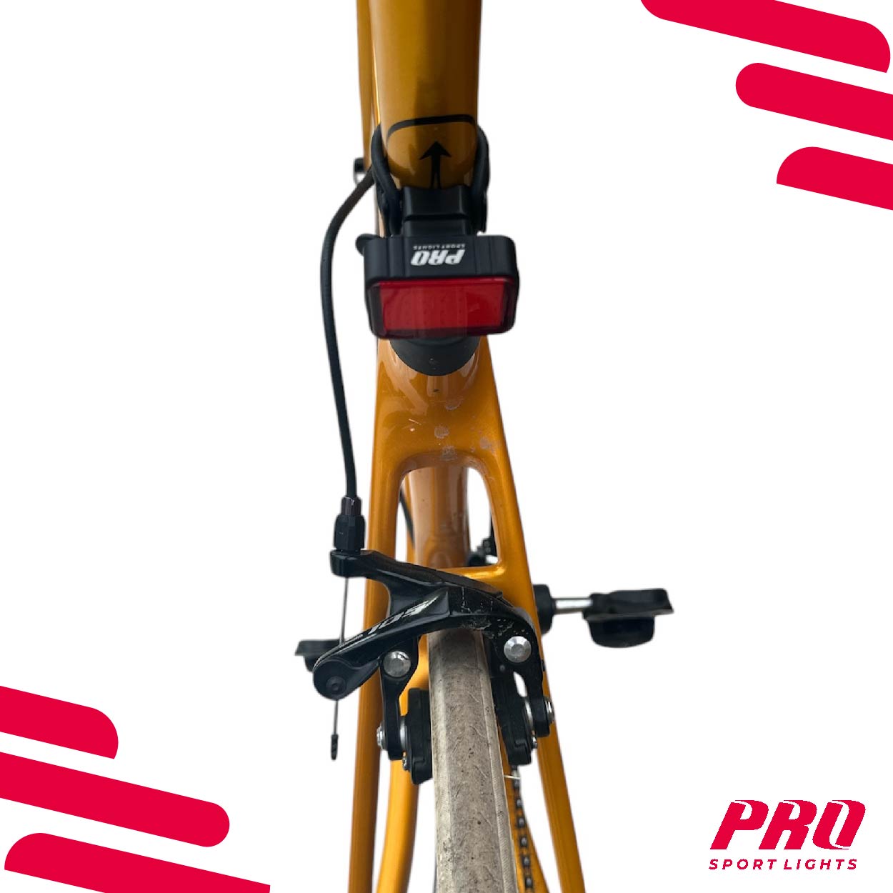 Achterlicht Fiets LED Met Remsensor Fietsverlichting USB Oplaadbaar - 125 Lumen - Rood kopen online