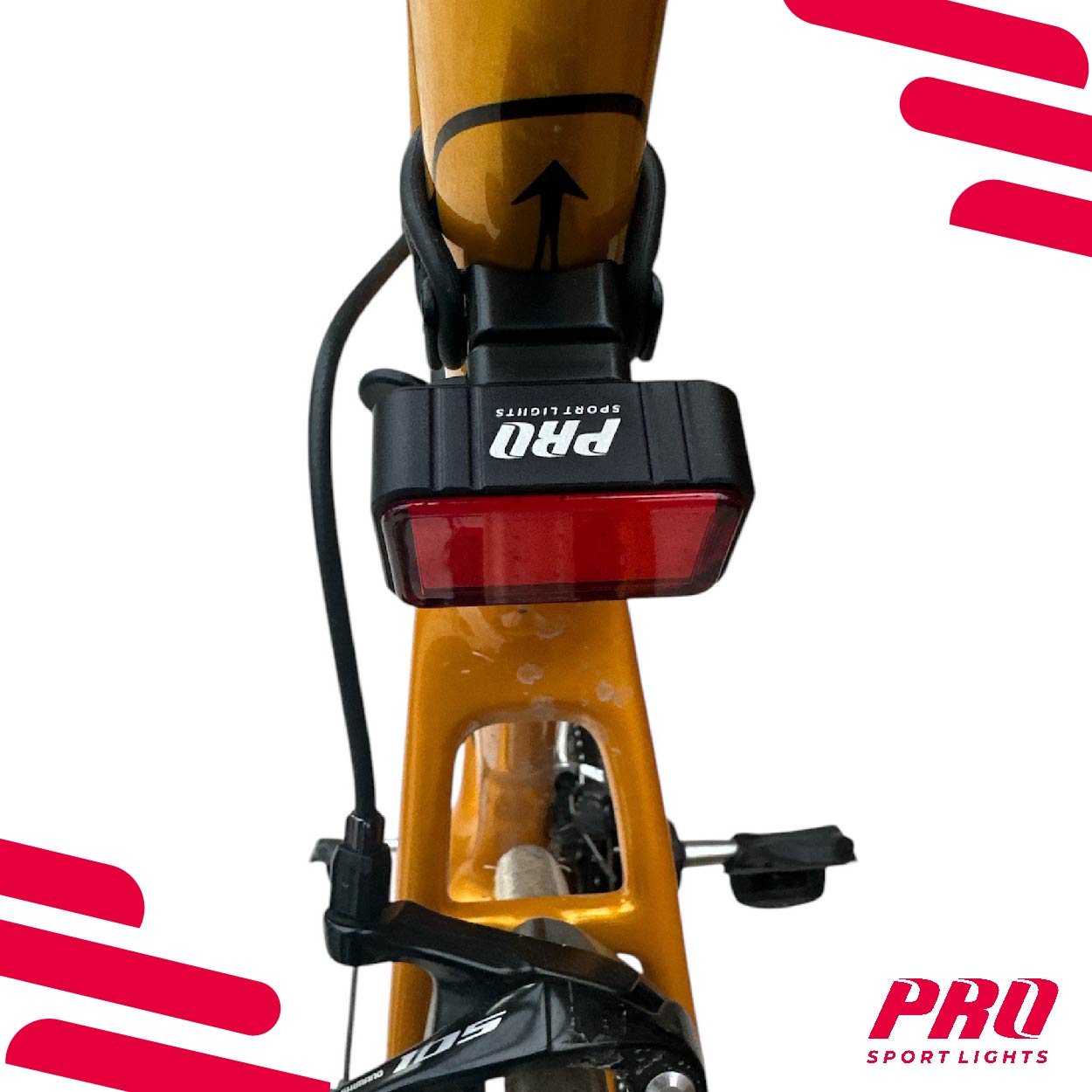 Achterlicht Fiets LED Met Remsensor Fietsverlichting USB Oplaadbaar - 125 Lumen - Rood kopen online