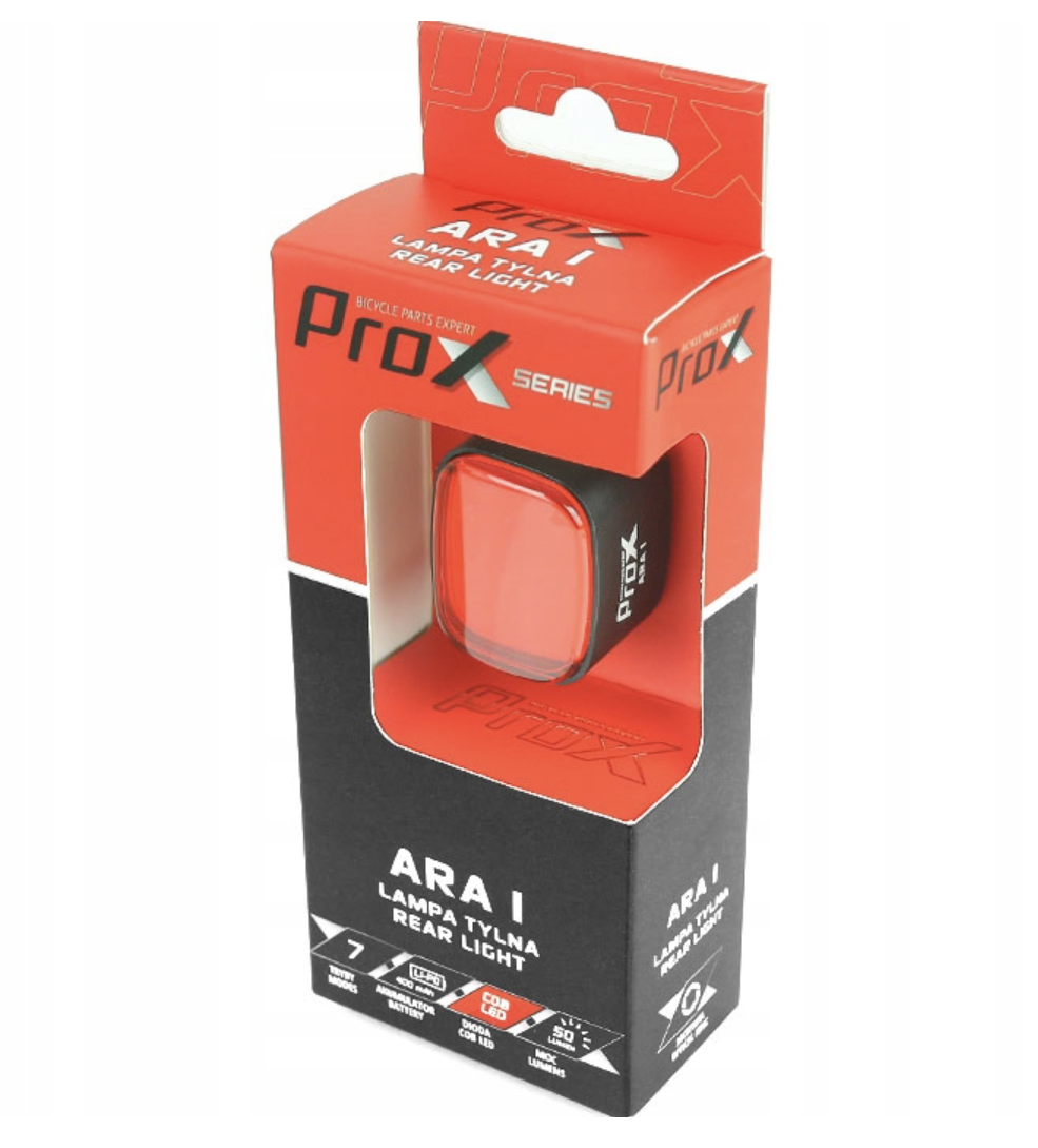 Achterlicht ProX LED 50 Lumen Rood - USB-C Kopen online