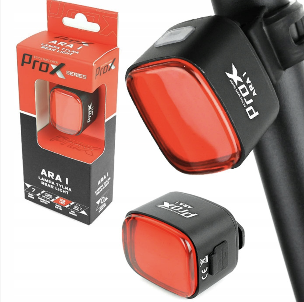 Achterlicht ProX LED 50 Lumen Rood - USB-C Kopen online