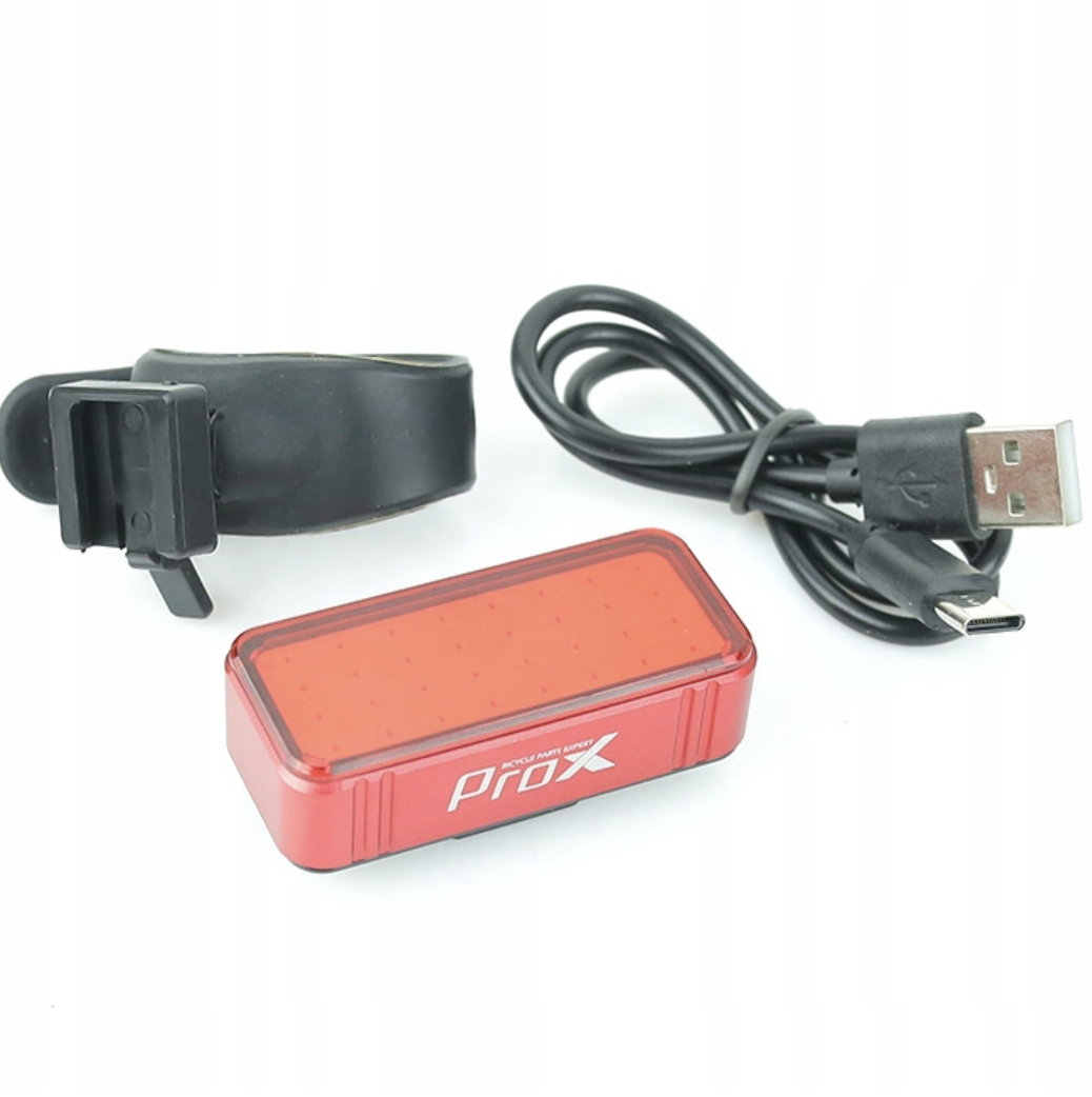 Achterlicht Prox Rood 50 Lumen - LED Fietsverlichting - USB-C kopen