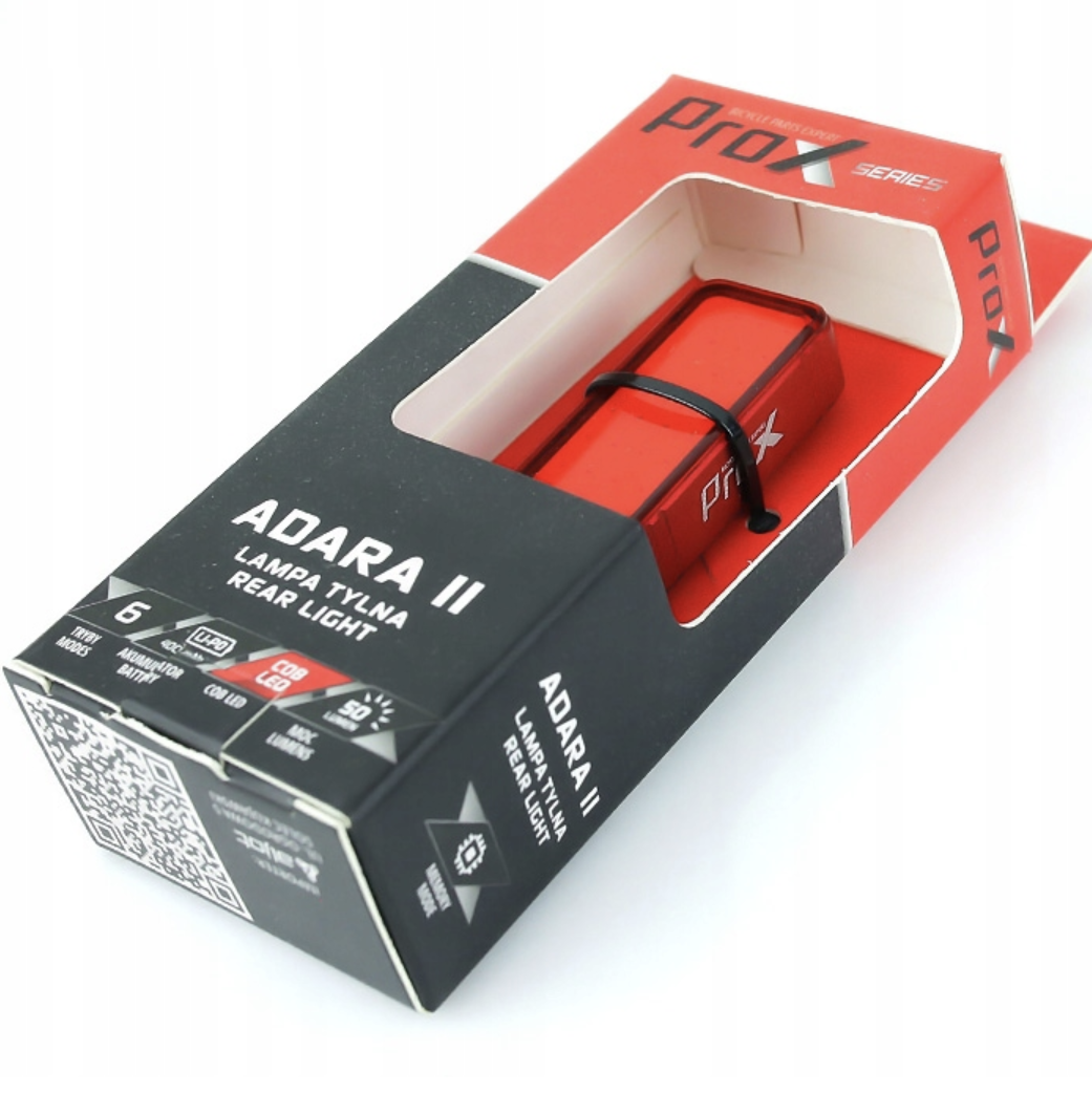 Achterlicht Prox Rood 50 Lumen - LED Fietsverlichting - USB-C kopen