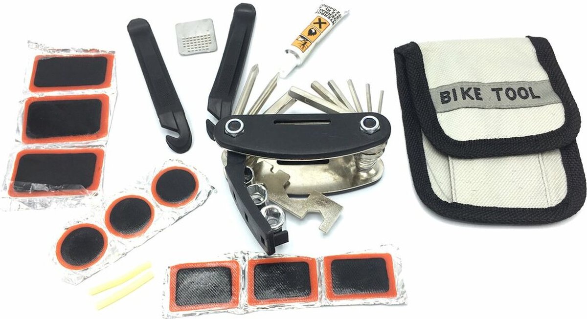Benson Fiets Banden Reparatieset Met Tas - 17 delig kopen