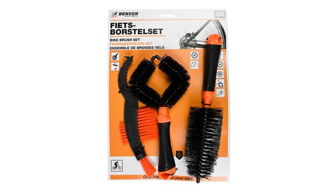 Benson Fiets Borstelset 3-delig Onderhoud