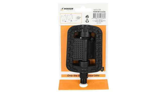 Benson Fiets Pedaalset Anti-slip Zwart