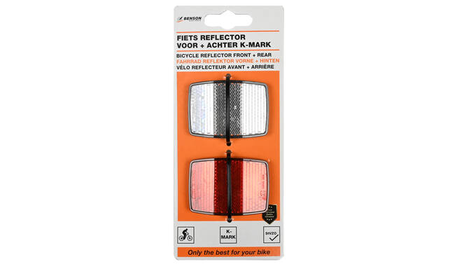 Benson Fiets Reflectoren Set - Wit en Rood