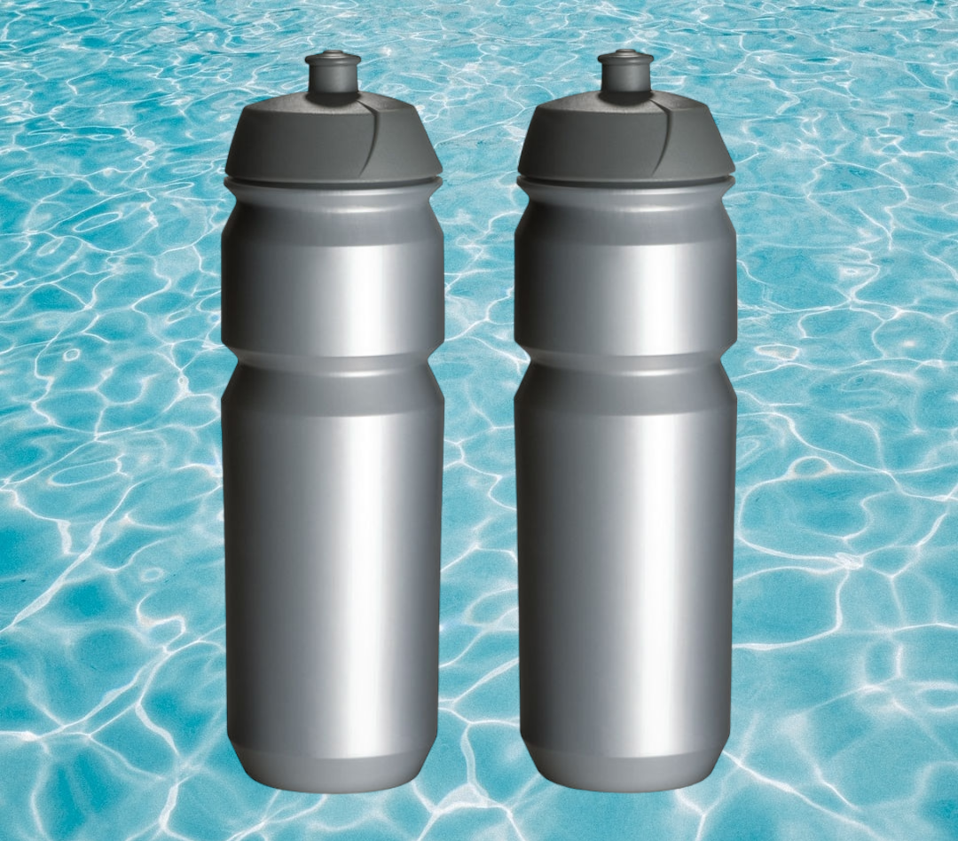 2x Bidon Pro Sport Lights - 750 ml - Zilver