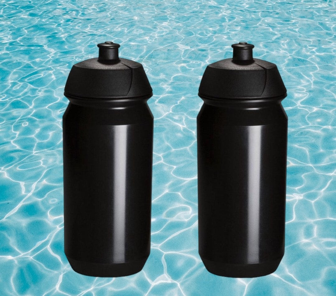 2 x Pro Sport Lights Bidon - 500 ml - Zwart