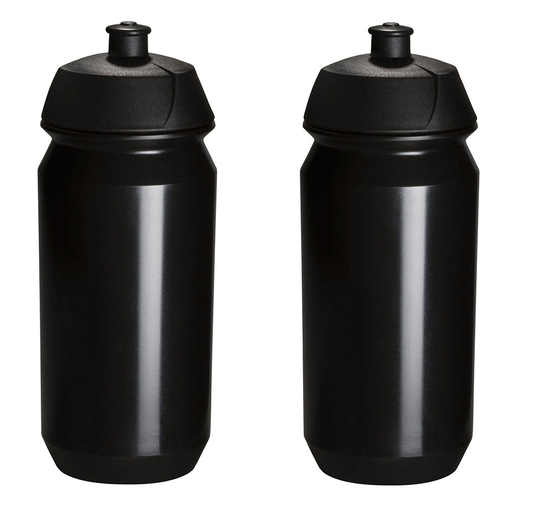 2 x Pro Sport Lights Bidon - 500 ml - Zwart