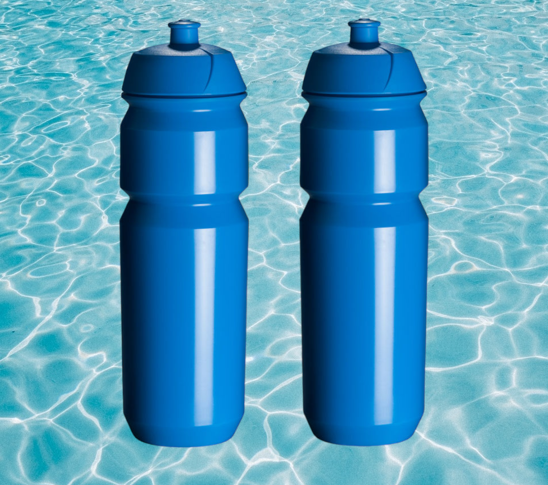2x Bidons Pro Sport Lights - 750 ml - Blauw