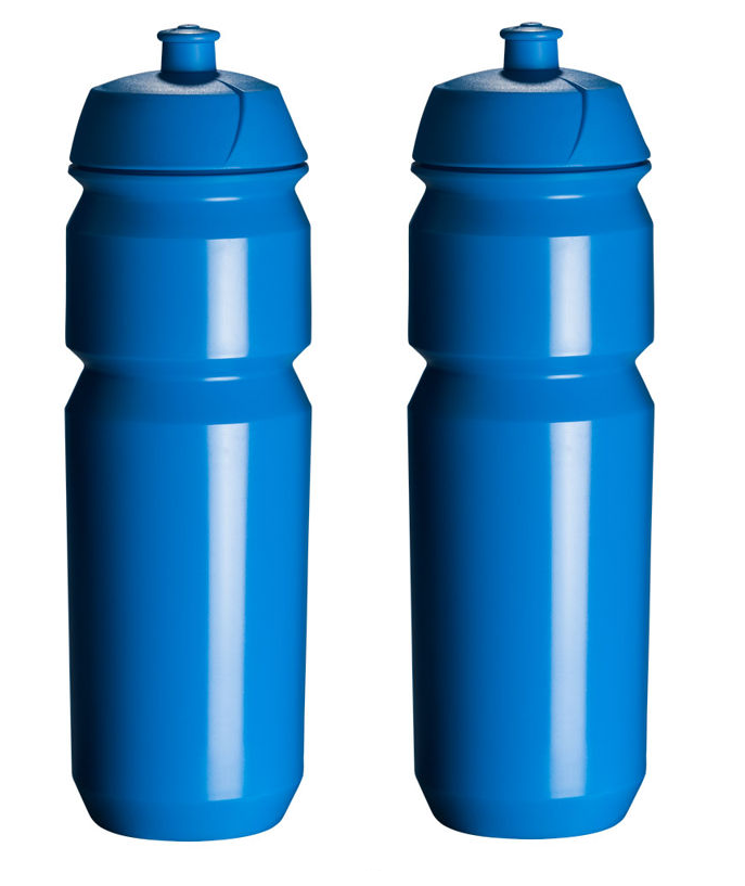 2x Bidons Pro Sport Lights - 750 ml - Blauw