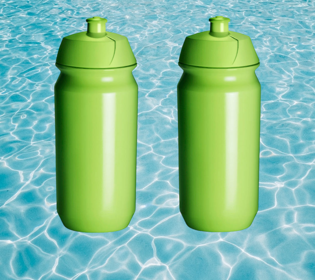 2 x Drinking bottle Pro Sport Lights - 500 ml - Green