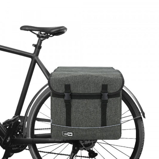 Lastpak Fietstassen Dubbel Waterdicht - 35L Grijs