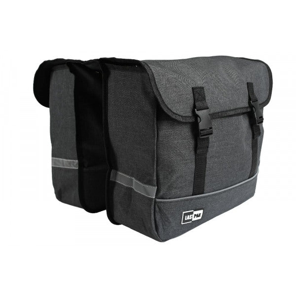 Lastpak Fietstassen Dubbel Waterdicht - 35L Grijs