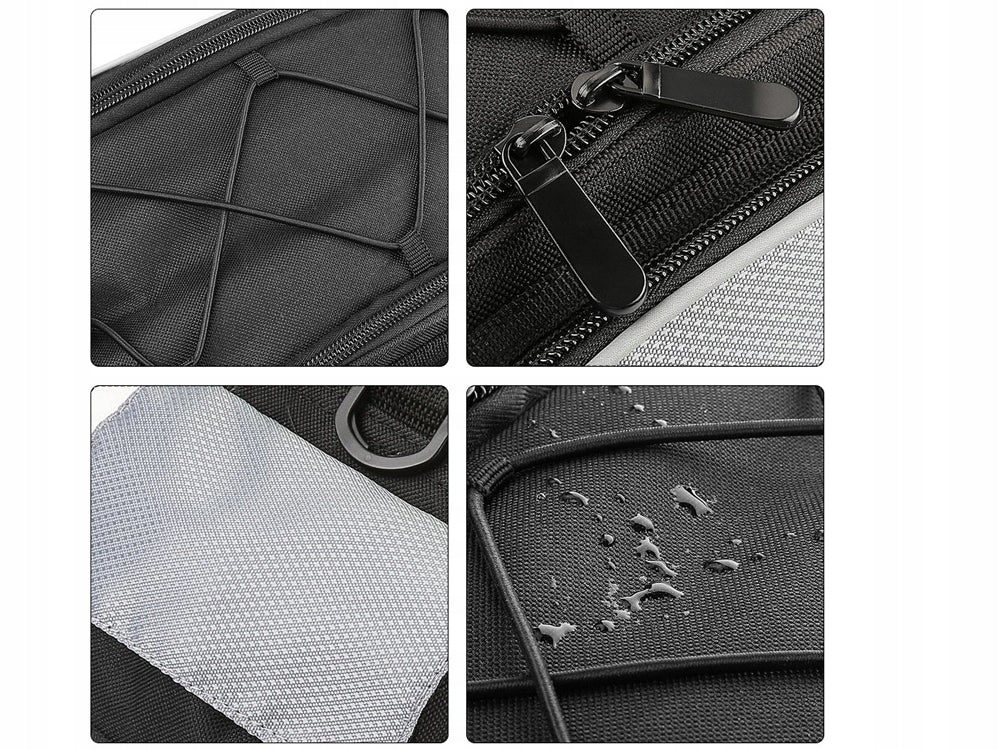 Enkele Fietstas Achter - 13 Liter - Grijs/Zwart - Elektrische Fiets Kopen