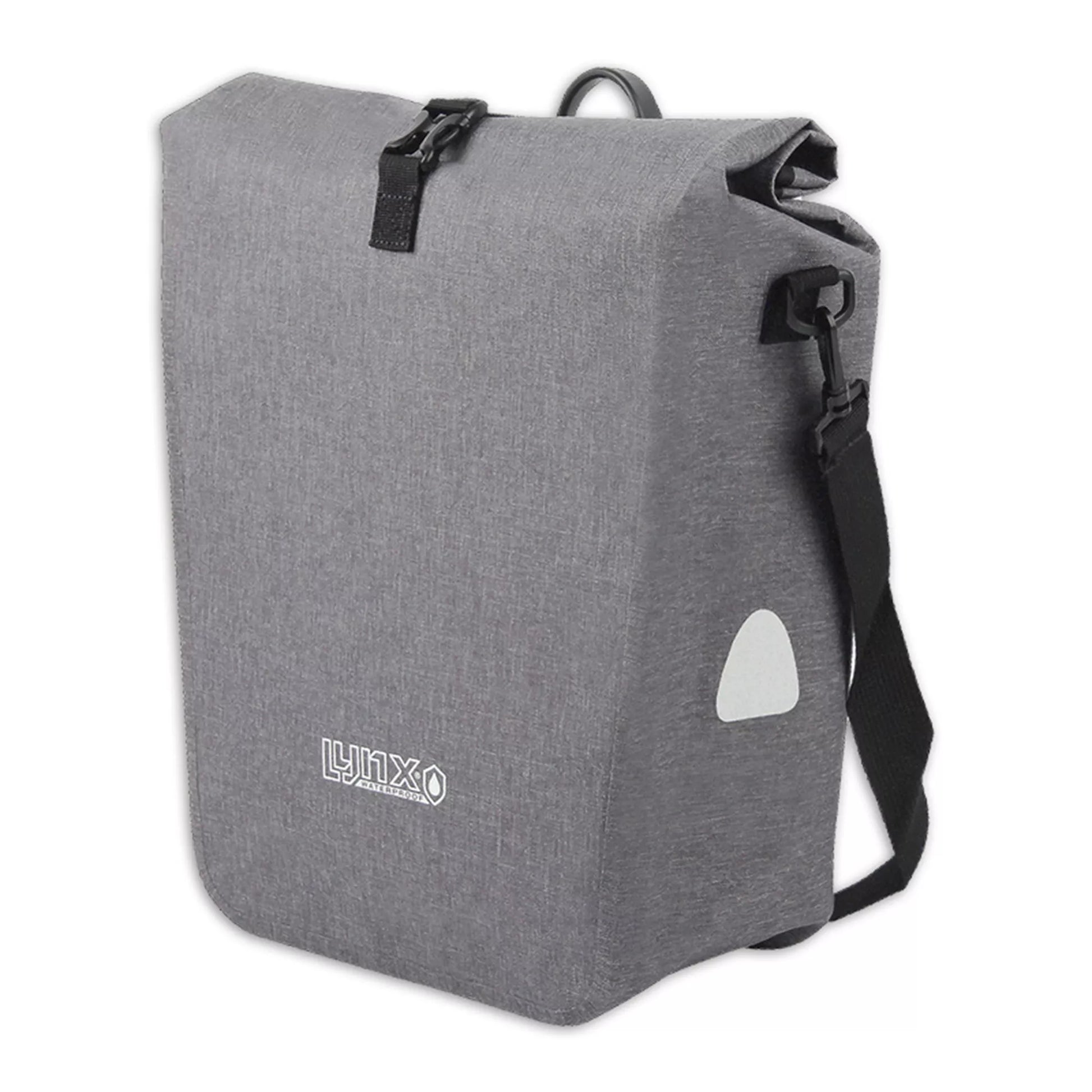 Enkele Fietstas Grijs - 23 Liter - Schouderband Tas Fiets kopen