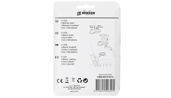 Fiets Koplamp 5 LEDs Fietsverlichting Voorlicht kopen