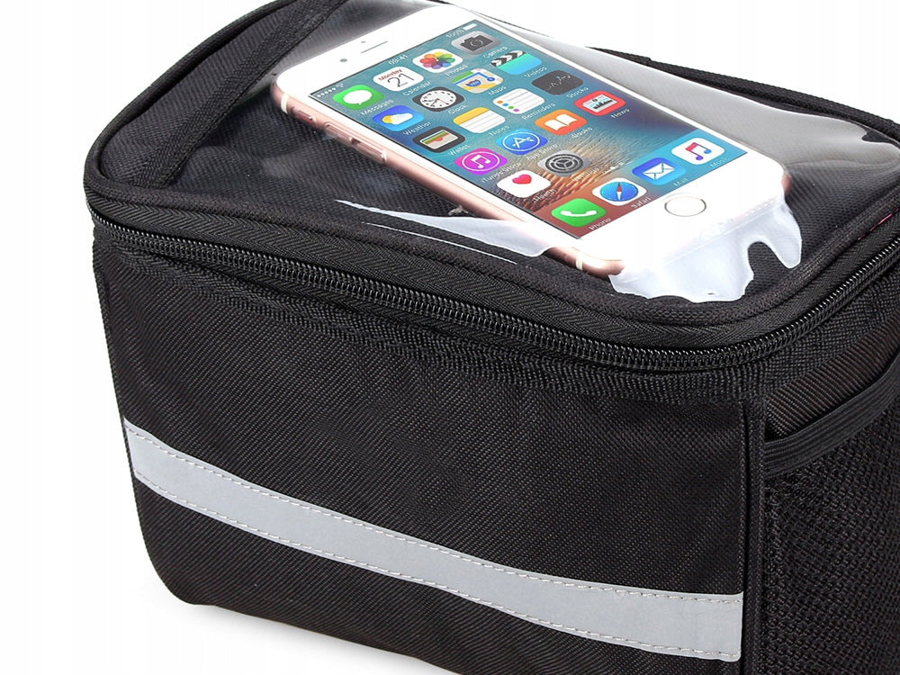 Fiets Stuurtas Met Telefoonhouder 3 Liter Zwart Tas kopen