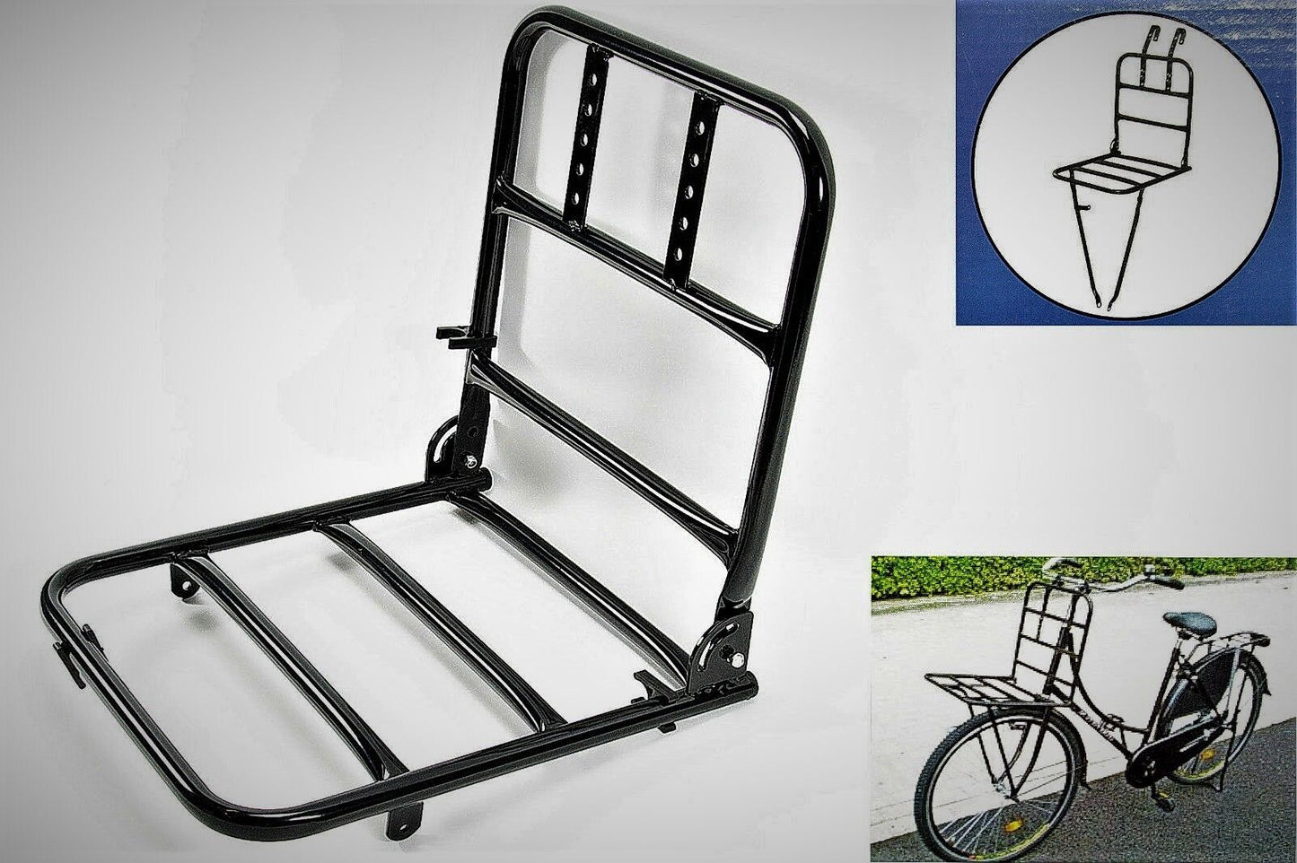 Benson Voordrager Pakdrager Fiets Zwart