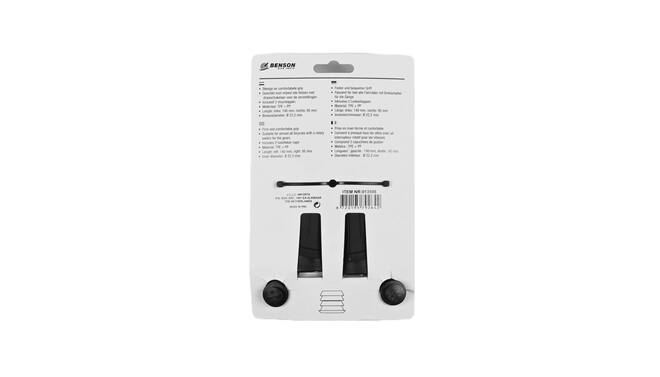 Fietshandvatten - Comfort Zwart - 140 mm en 95 mm