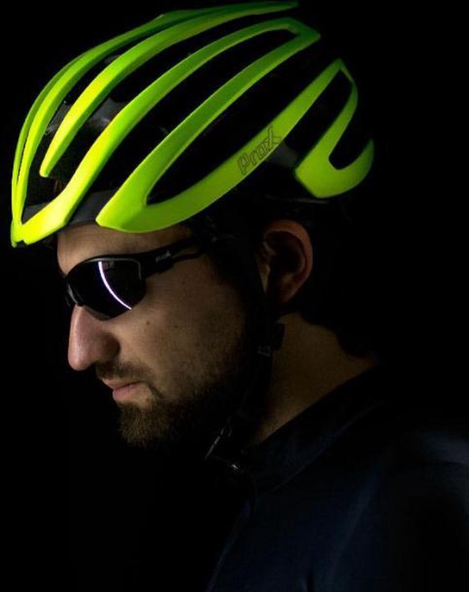 Fietshelm ProX volwassenen race - Fluo Geel road helmet