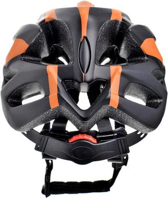 Fietshelm ProX volwassenen - Oranje Zwart - Large 58/61cm