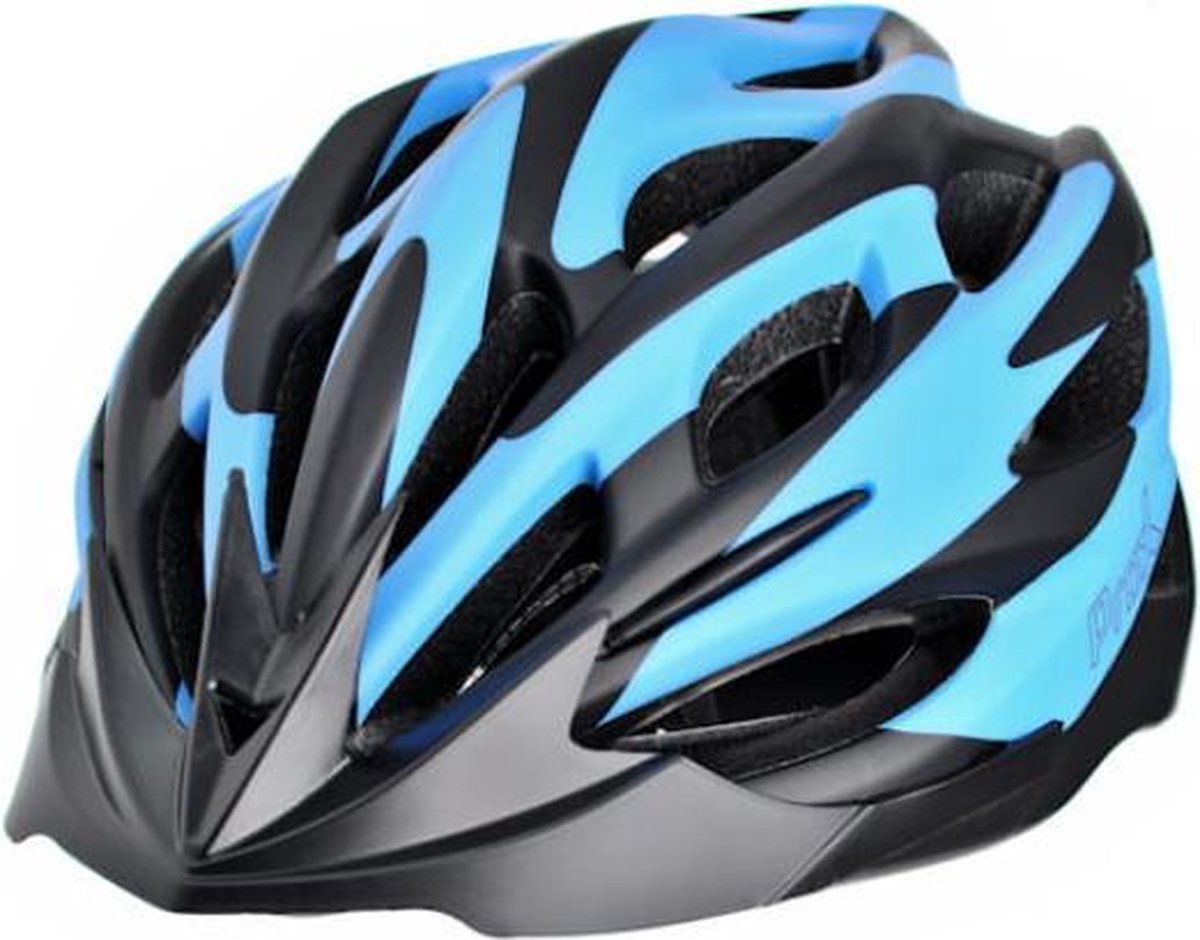 Fietshelm ProX volwassenen - Blauw Zwart - Large 58/61cm