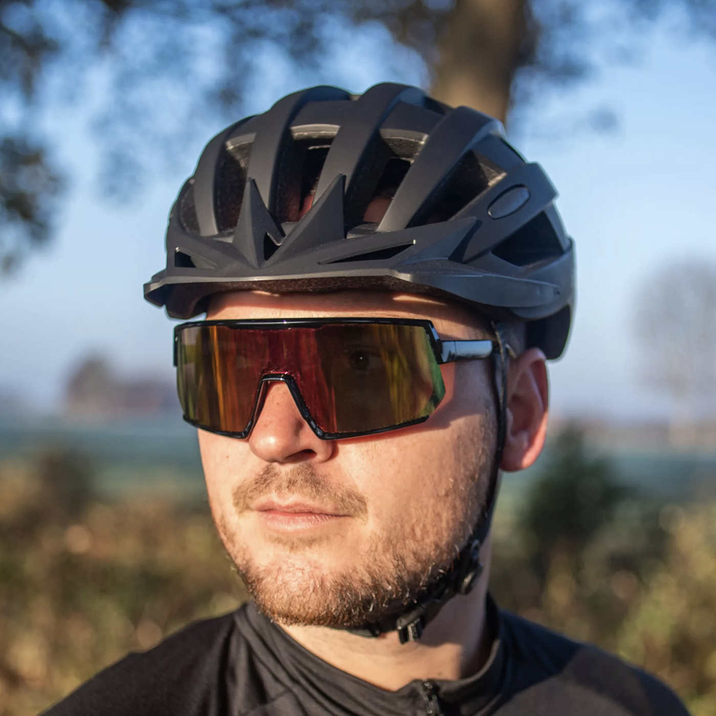 Lynx Fietshelm Dames/Heren All-Road Mat Zwart