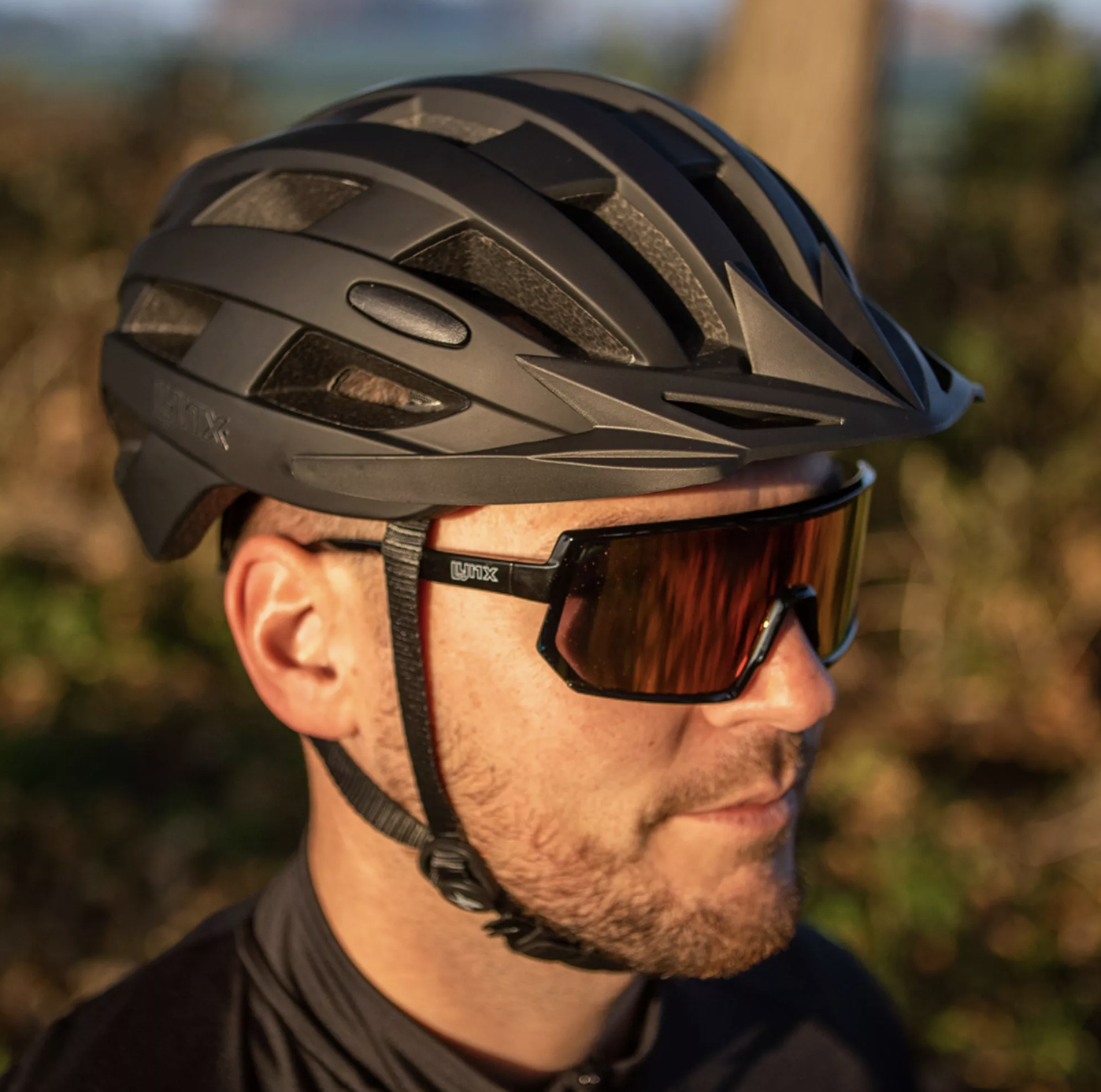 Lynx Fietshelm Dames/Heren All-Road Mat Zwart