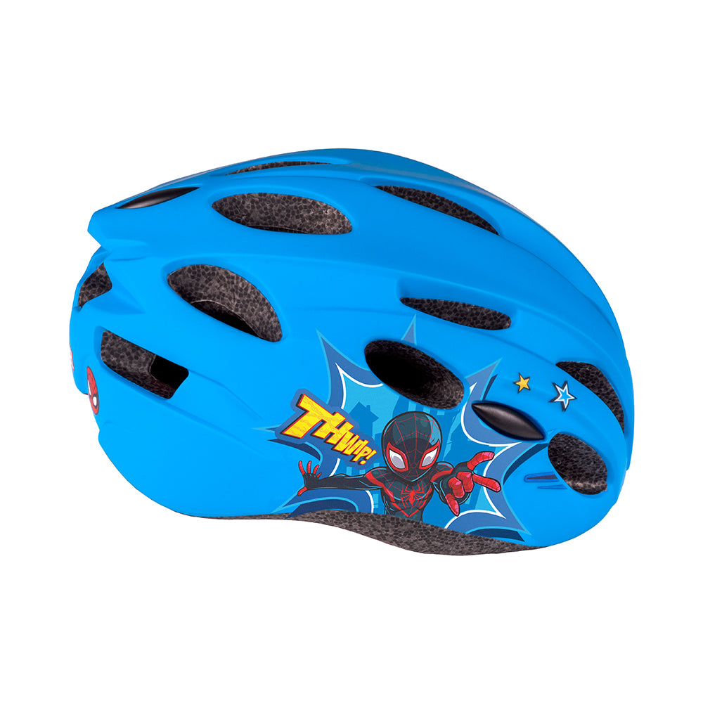 Fietshelm Jongens Kinderen Spider-Man 52-56 cm Blauw Kinderhelm Fiets kopen online