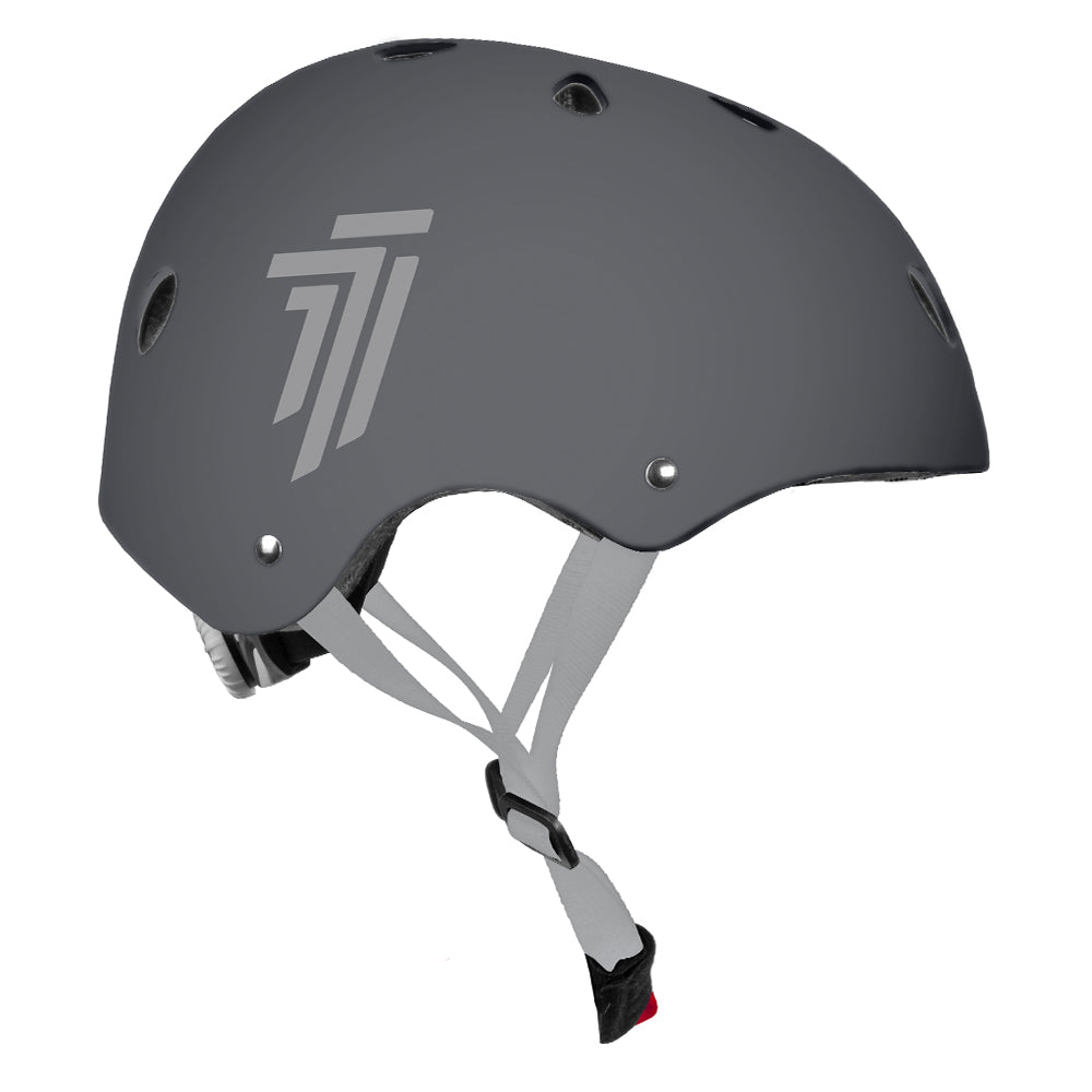 Fietshelm Kind Grijs Kinderhelm 52-56 cm Skate Step Fiets Kinderen kopen online