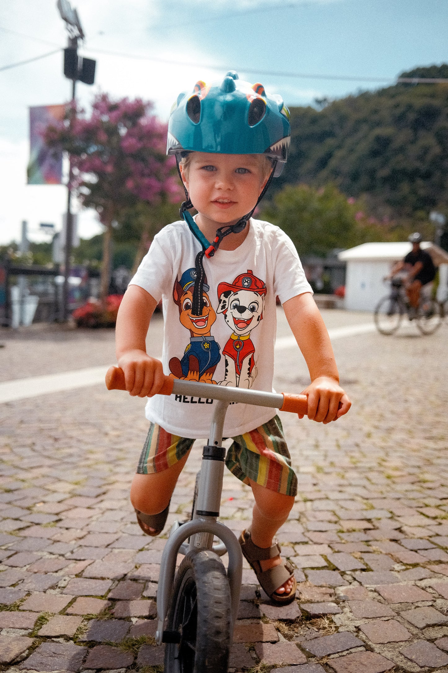 Fietshelm Kind Helm Kinderen - Kinderhelm Dino XS 46 51cm KOPEN ONLINE