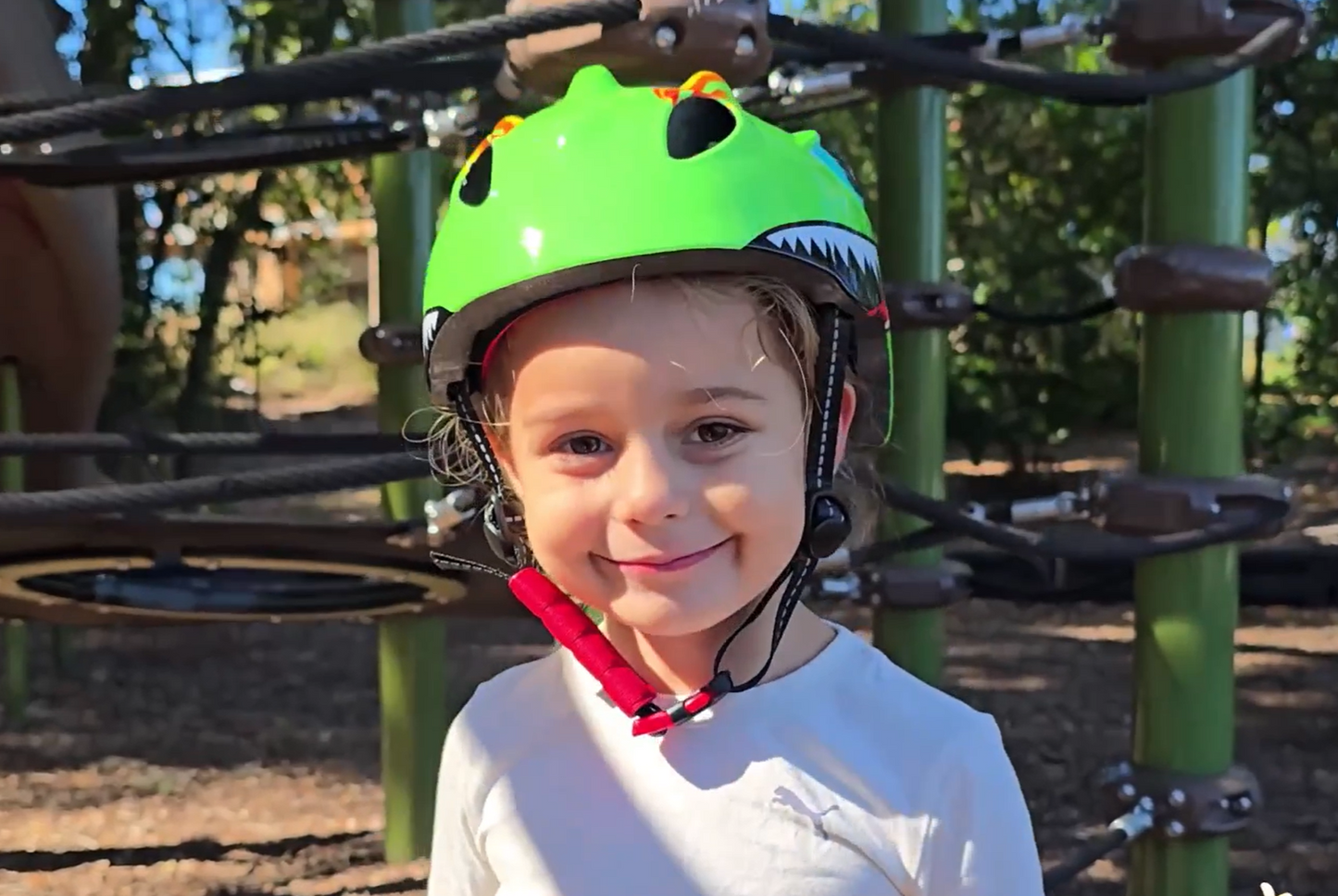 Fietshelm Kinderen Lichtgroen - Kinderhelm Dino XS 46/51cm Kinderfietshelm Kopen Online