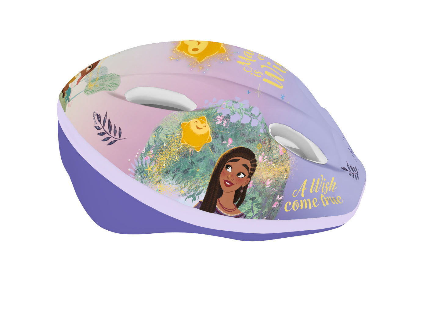 Fietshelm Meisjes Kinderen Disney Wish Kinderhelm Paars 52-56 cm Kopen Online