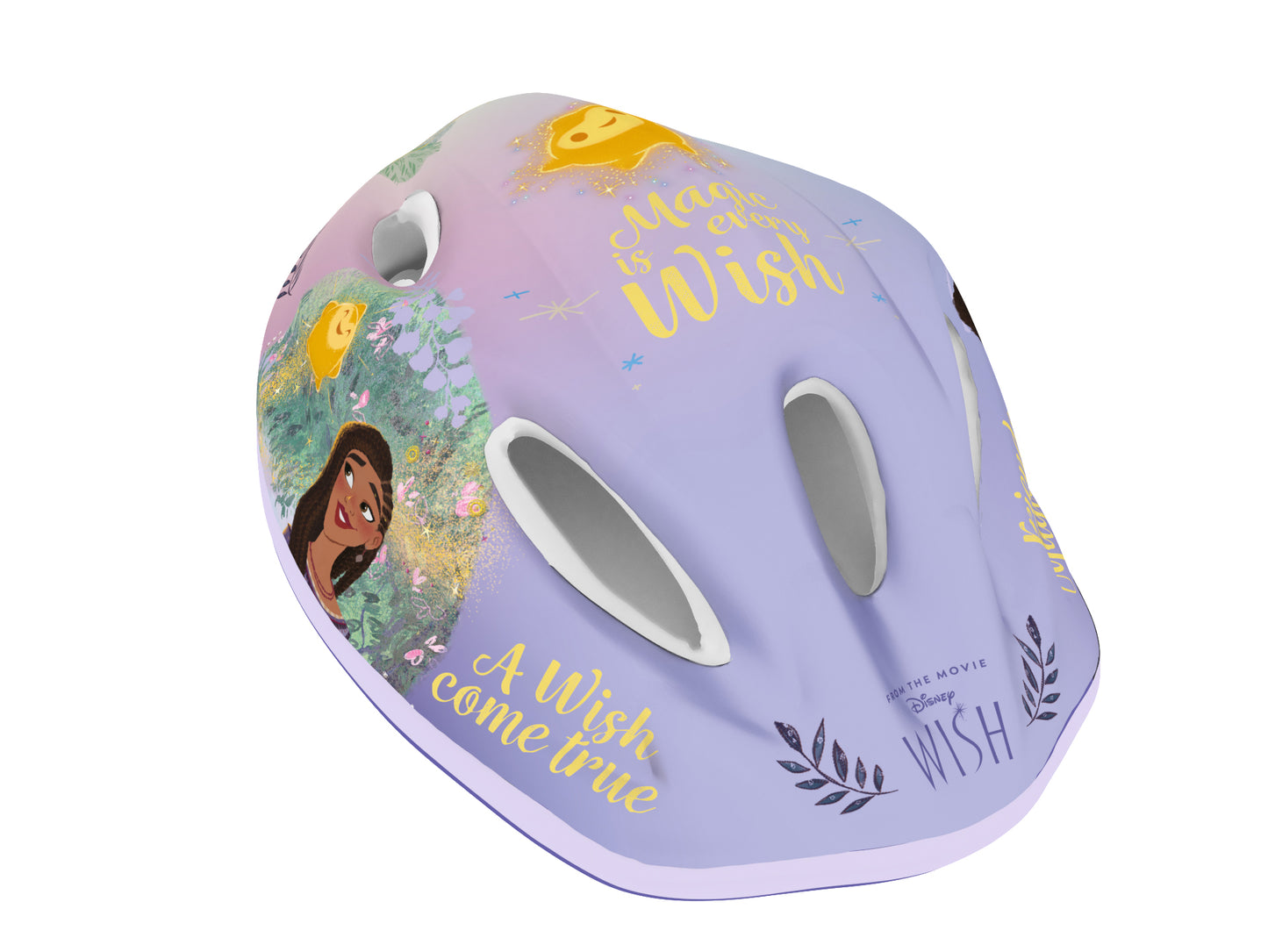 Fietshelm Meisjes Kinderen Disney Wish Kinderhelm Paars 52-56 cm Kopen Online