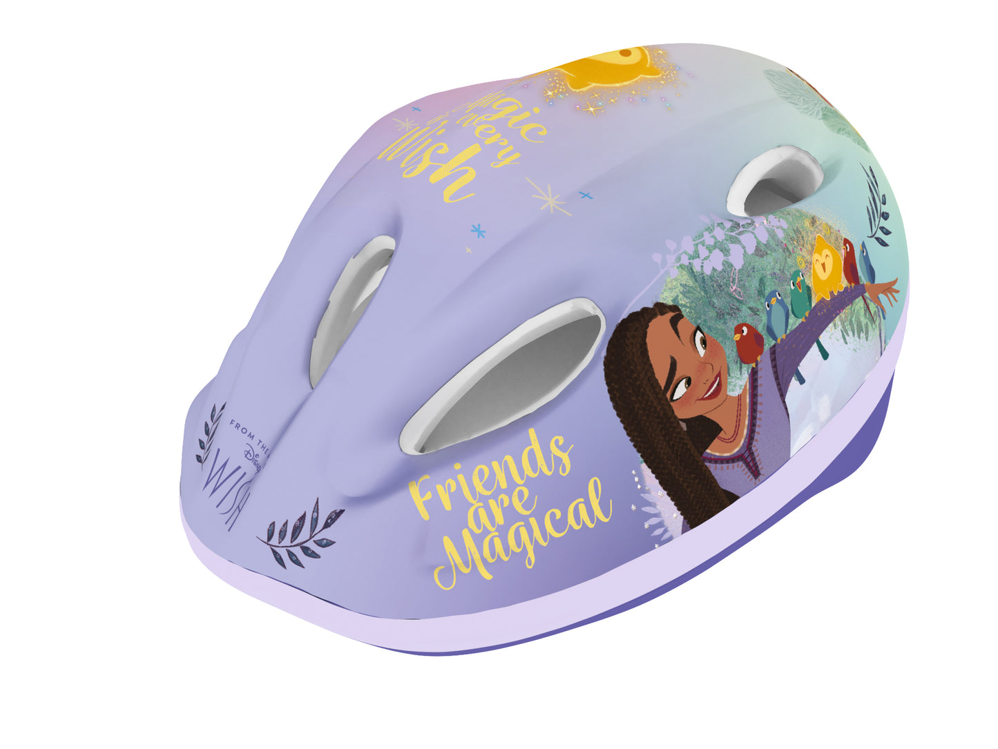 Fietshelm Meisjes Kinderen Disney Wish Kinderhelm Paars 52-56 cm Kopen Online