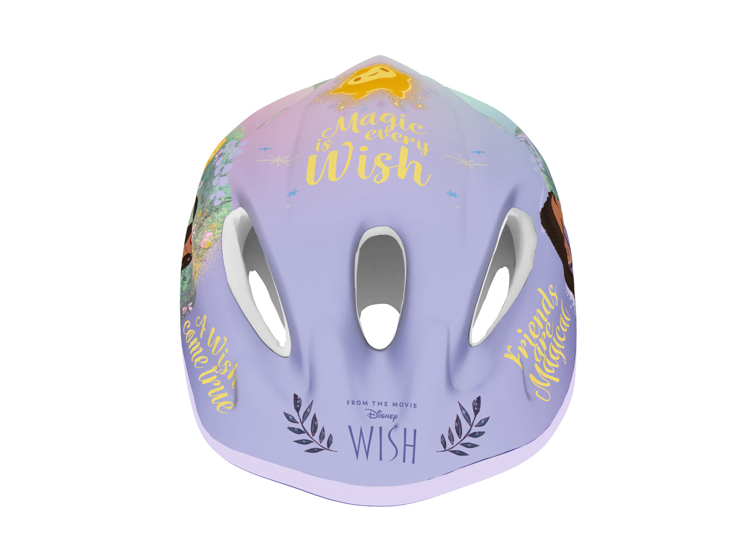 Fietshelm Meisjes Kinderen Disney Wish Kinderhelm Paars 52-56 cm Kopen Online