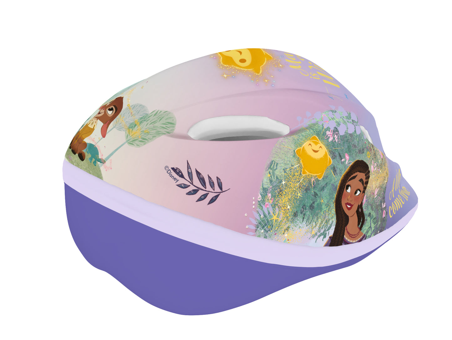 Fietshelm Meisjes Kinderen Disney Wish Kinderhelm Paars 52-56 cm Kopen Online