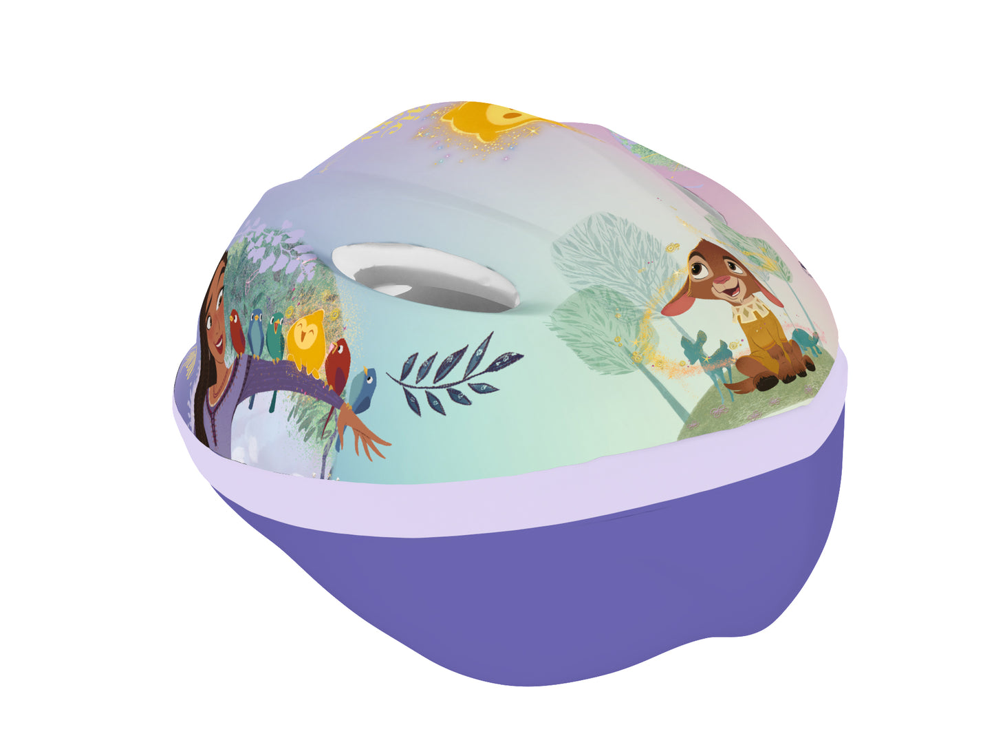Fietshelm Meisjes Kinderen Disney Wish Kinderhelm Paars 52-56 cm Kopen Online