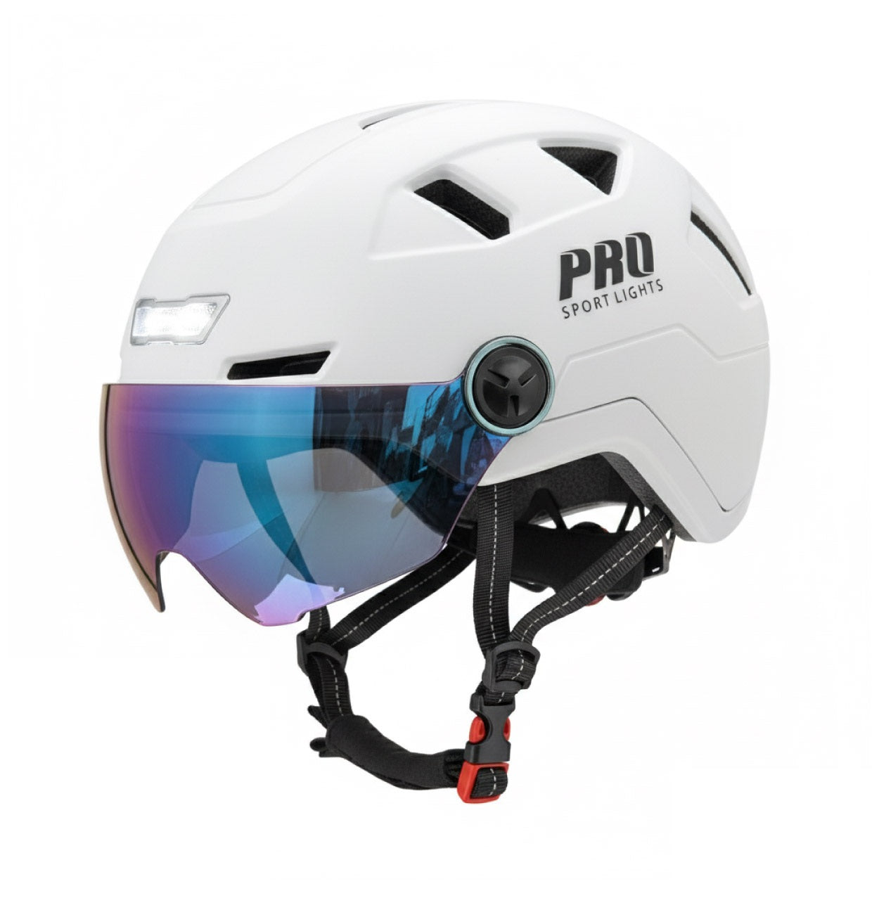 bike helmet nta 8776 Bicycle Helmet Speed Pedelec White Visors & LED Lighting