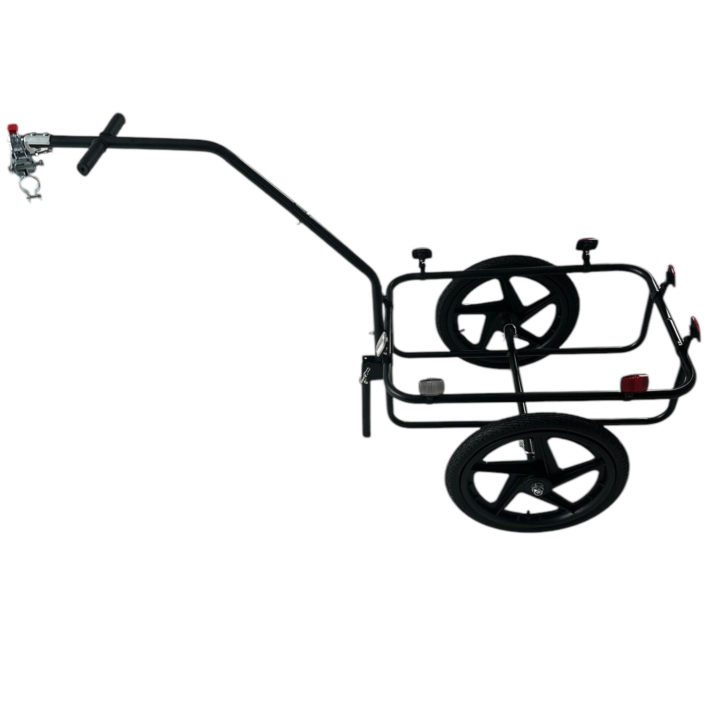 Fietskar Bagagefietskar 70L Fiets Aanhanger Met Krat Trolley + Reflectoren - Zwart kopen online