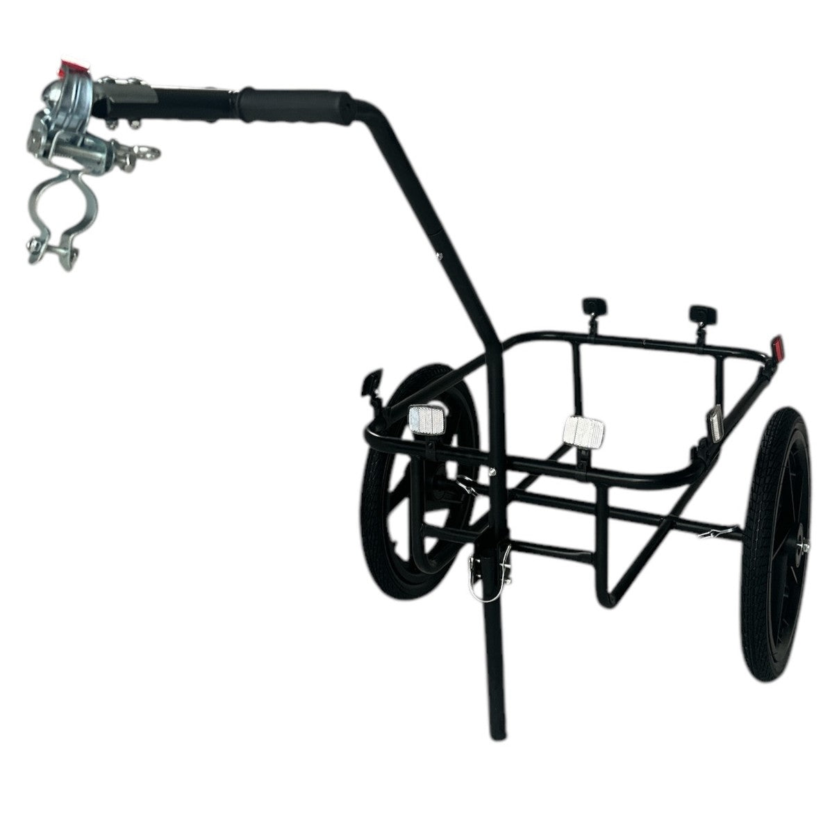 Fietskar Bagagefietskar 70L Fiets Aanhanger Met Krat Trolley + Reflectoren - Zwart kopen online